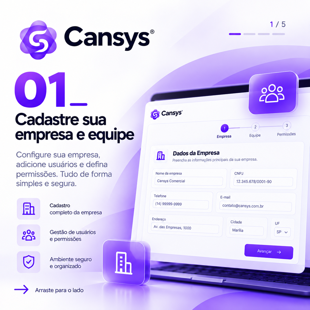 Cansys em ação